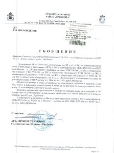 съобщение РВР22-ТП00-80-15 от 02.11.2023 г.